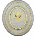 Oval Saat Armalı 32 x 37 cm